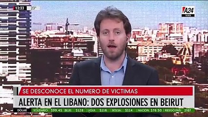 Tensión en el Líbano: una masiva explosión sacude a Beirut