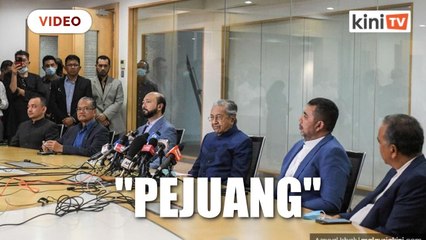 Dr Mahathir reveals name of new party