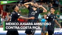 Selección mexicana jugará amistoso ante Costa Rica en septiembre