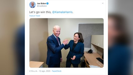 Biden anuncia que Kamala Harris será su compañera de fórmula