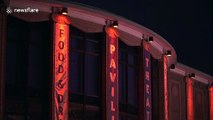 UK theatre lights up red for arts industry struggling with coronavirus closures