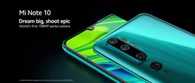 Mi Note 10 World's First 108MP Penta Camera