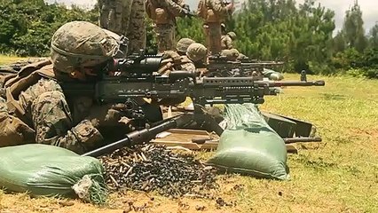 U.S Marines • Live Fire the M240 Medium Machine Gu