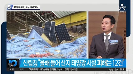 태양광 피해, 누구 말이 맞나