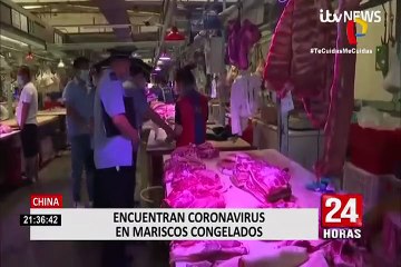 China: encuentran coronavirus en mariscos congelados