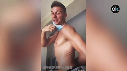 Joaquín vuelve a arrasar en Tik Tok con la mascarilla como protagonista