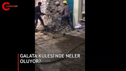 Galata Kulesi'nde neler oluyor