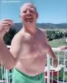 The Uncle Who Performed an Unexpected Jump to the Pool