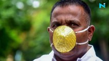 COVID protection mask worth rupees 11 crore is studded with diamonds