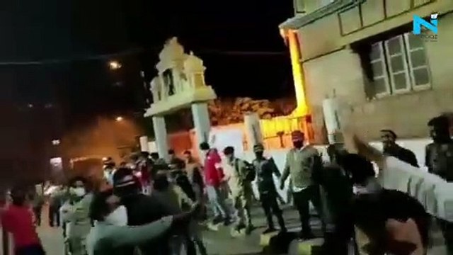 Muslim youth form human chain, stand for Hindus to protect temple during Bengaluru violence