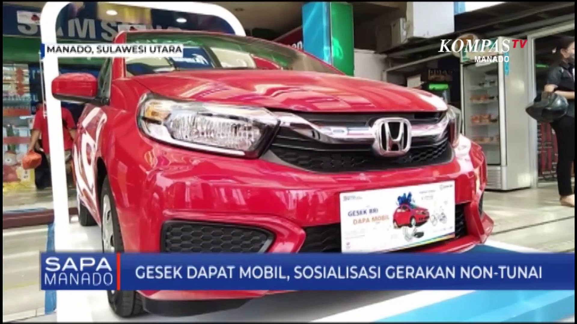Gesek Dapat Mobil, Sosialisasi Gerakan Non-Tunai