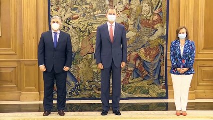 Download Video: El Rey Felipe VI reaparece tras la salida de Don Juan Carlos I de España - EP