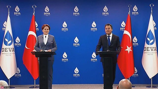 Meral Akşener ve Ali Babacan basın mensuplarının sorularını yanıtladı
