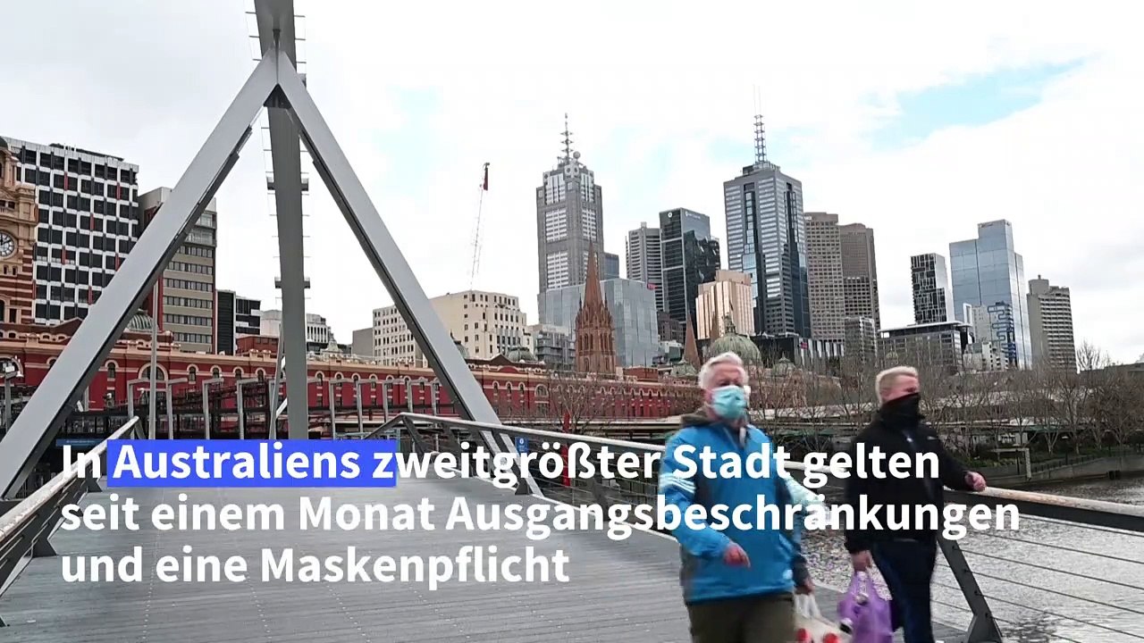 Melbourne wegen Corona-Lockdowns wie lahmgelegt