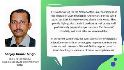 Nelito Systems Ltd Celebrates its 25th Year Milestone