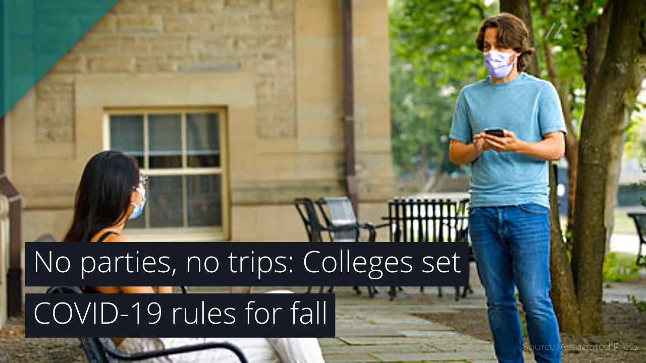 No parties, no trips: Colleges set COVID-19 rules for fall, and other top stories from August 12, 2020.