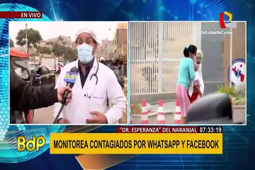 “Dr. Esperanza” del Naranjal: monitorea a sus pacientes contagiados por redes sociales