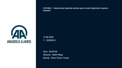 Denize giren emekli öğretmen boğuldu - KOCAELİ