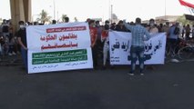 مطالبين بتوفير فرص عمل.. متظاهرون في بغداد يواصلون إغلاق طرق