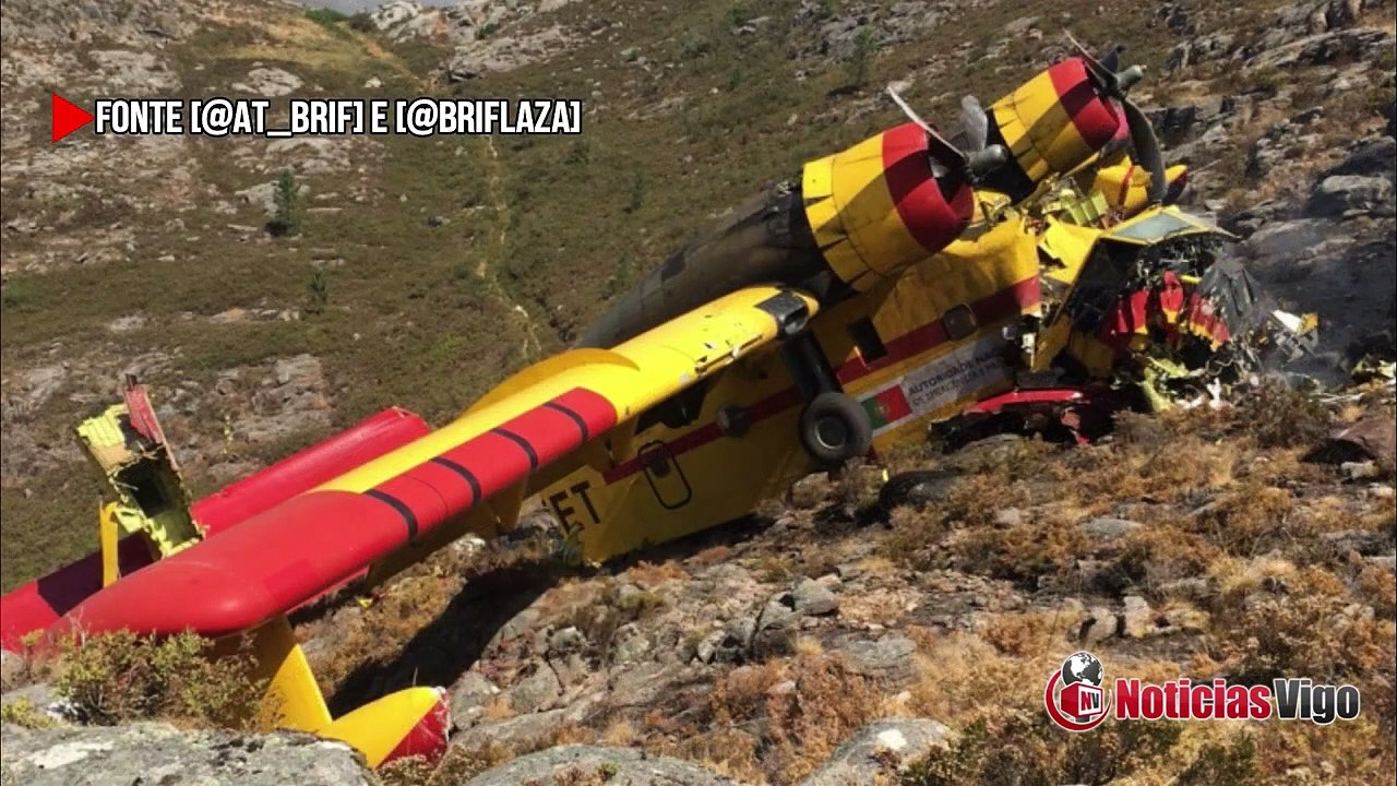 Un tripulante perde a vida e outro resulta ferido tras un accidente cun hidroavion en Lobios