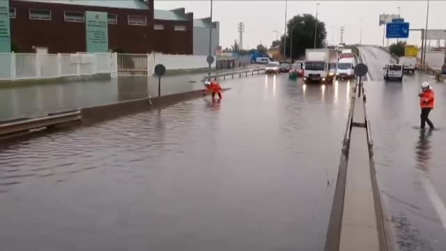 Las grandes tormentas han dejado daños materiales en varias zonas del país