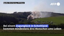 Schweres Zugunglück in Schottland – mehrere Tote