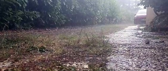 L'orage à Bazas, en Gironde le 12 août
