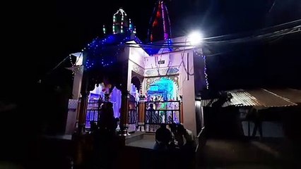 जन्माष्टमी पर असावती में राधा कृष्ण का विशेष श्रृंगार