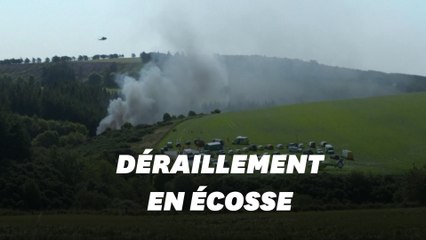 Un train déraille en Écosse et fait au moins trois victimes