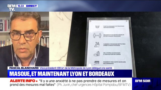 Masque obligatoire à Lyon: le vice-président de la Métropole attend que le préfet donne le signe de mise en marche