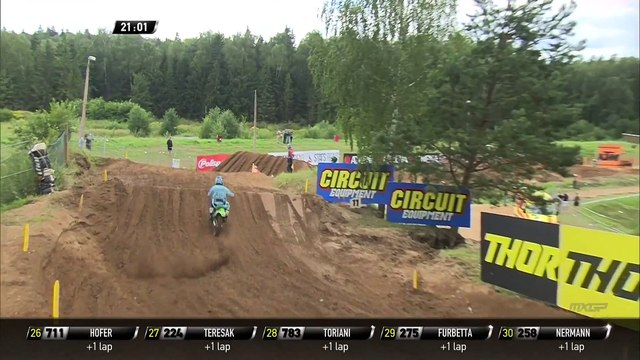 Geerts passes Vialle - MX2 Race 1 - MXGP of Riga 2020