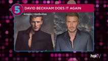 David Beckham Recreates Famous Coty Fragrance Shoot 15 Years Later — and Son Brooklyn Shot It!