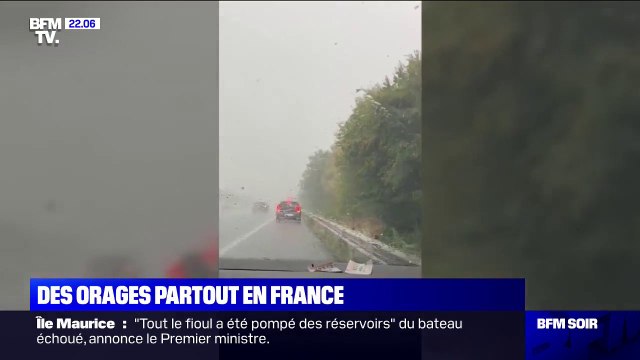 Les images des fortes intempéries qui balaient la France ce mercredi