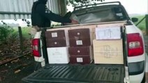 PRF apreende carga de vinhos argentinos em Santa Terezinha de Itaipu