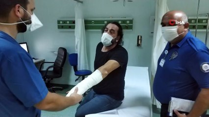 Polis memuru kovalamaca sonucu düşerek yaralanmasına rağmen uyuşturucu şüphelisini yakaladı