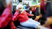 Abuela se hizo un tatuaje para celebrar el fin de su aislamiento