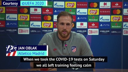 Oblak admits positive COVID tests left Atletico stressed and nervous