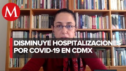CdMx ha mantenido 15 días de baja hospitalaria por covid-19, dice Sheinbaum