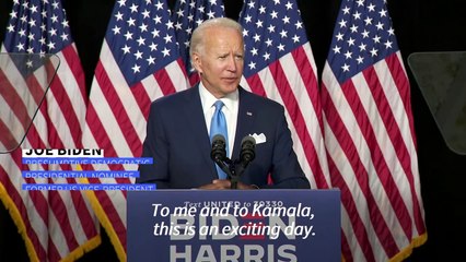 Democratic duo: Biden and Harris appear together for first joint event as running mates