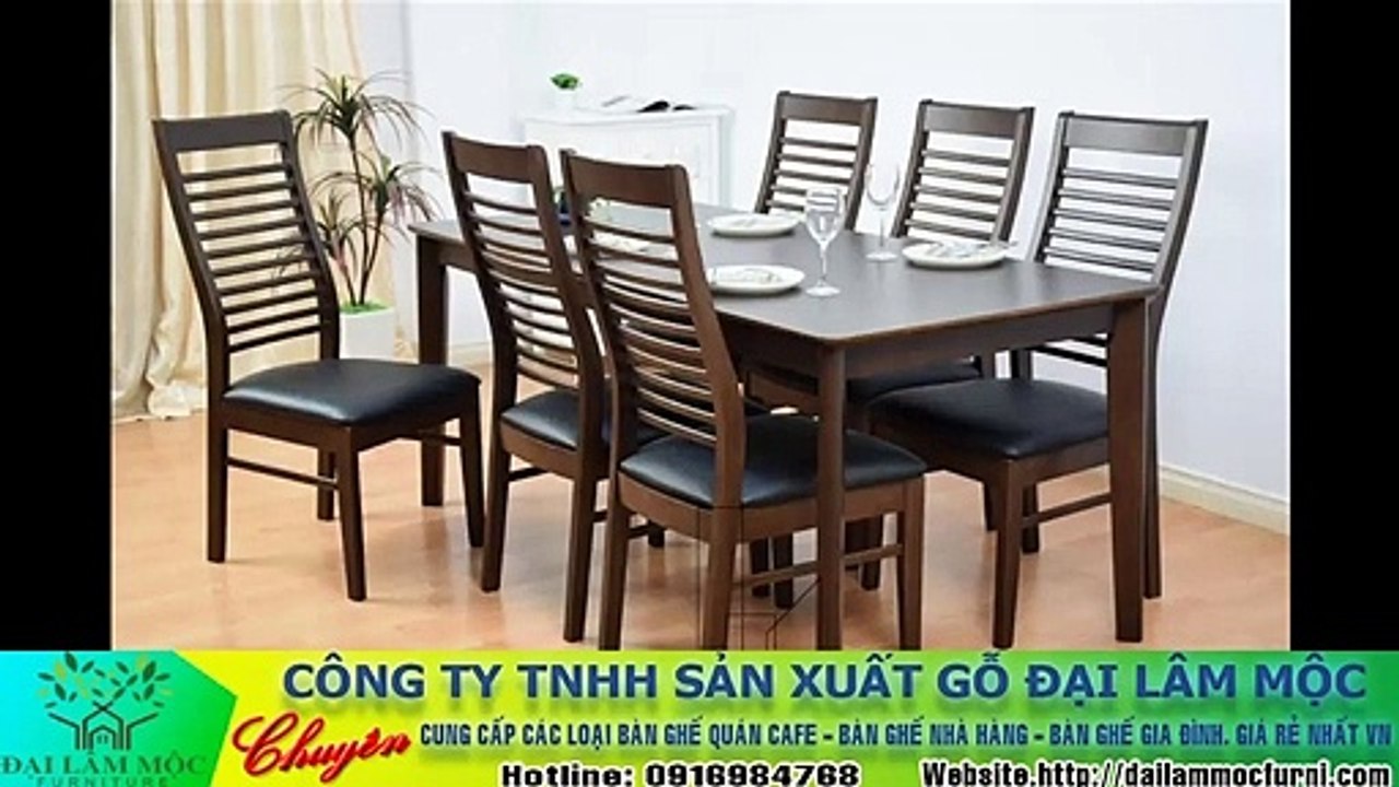 Các mẫu bàn ghế ăn gia đình tại TPHCM