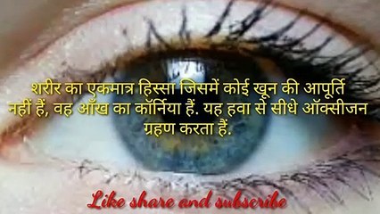 20 Amazing Facts about human body/Amazing Facts in Hindi