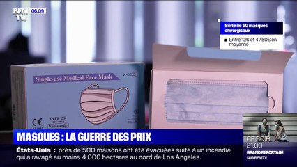 Coronavirus: le prix des masques devrait baisser à la rentrée
