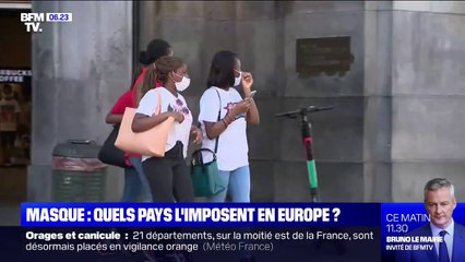 Masque en extérieur: quels pays l'imposent en Europe ?