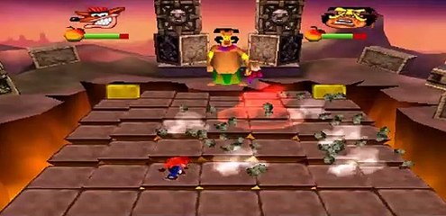 Crash Bash - Papu Pummel - PLAYSTATION SONY