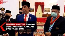 Momen Hangat Presiden Jokowi dengan Fahri Hamzah dan Fadli Zon
