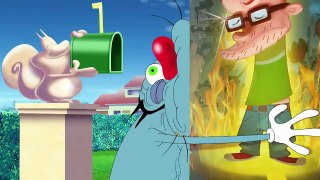 हिंदी Oggy and the Cockroaches - Skate Fever S04E55 - Hindi Cartoons for Kids