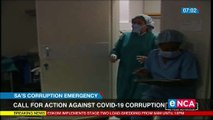 Calls for action against COVID-19 corruption
