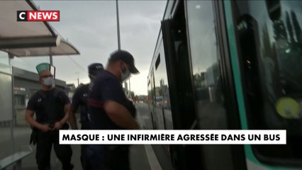 下载视频: Seine-Saint-Denis : une infirmière agressée dans un bus pour avoir réclamé le port du masque