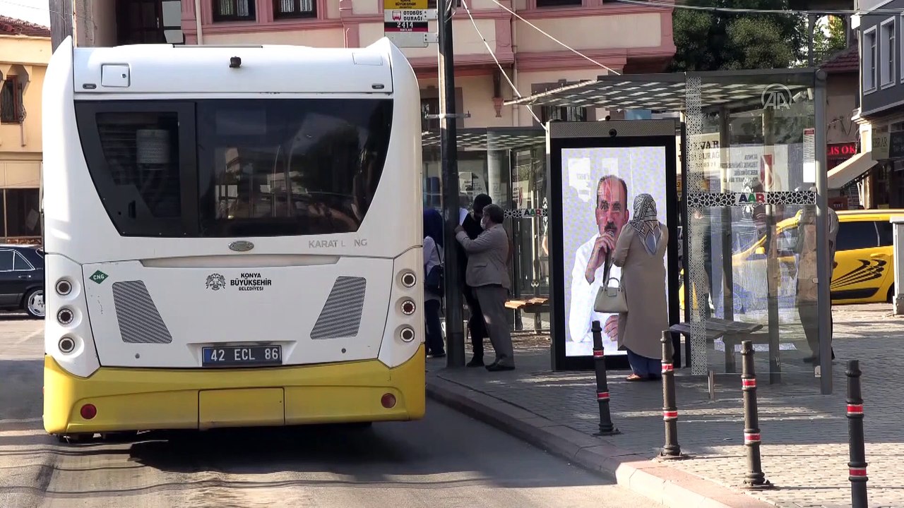 Konya Büyükşehir Belediye Başkanı Altay, Kovid-19 tedbir denetimini duraktan canlı yayınla yaptı - KONYA