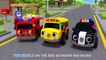 Wheels On The Bus Go To Town - Learn Traffic safety Song - Nursery Rhymes & Kids Songs - ToyMonster